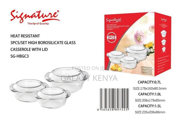 Set of 4 Glass Storage Containers - thumbnail 3