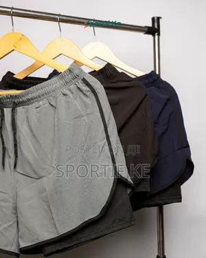 Men’S 2-in-1 Running Shorts With Compression Liner