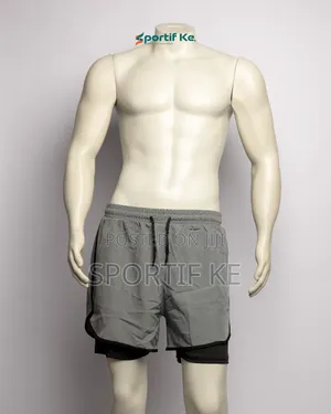 Men’S 2-in-1 Running Shorts With Compression Liner