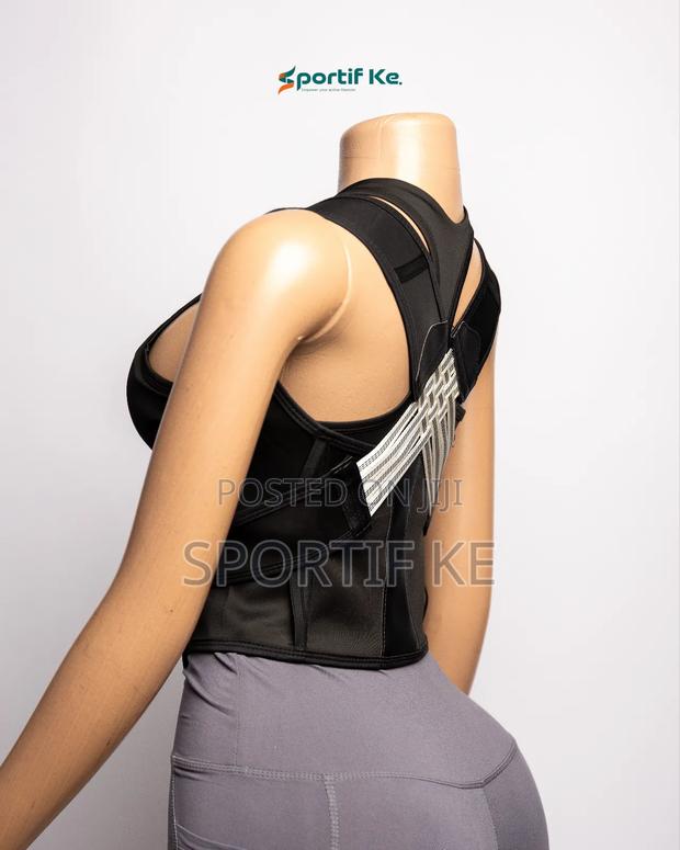 Adjustable Posture Corrector With Back Support Strap - thumbnail 4