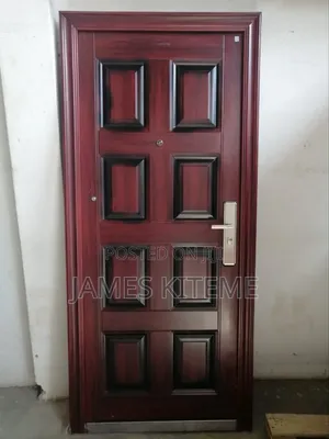 Single Interior and Exterior Security Steel Doors