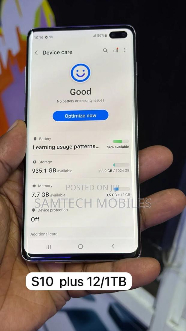 Samsung Galaxy S10 Plus 1 TB Blue - thumbnail 3