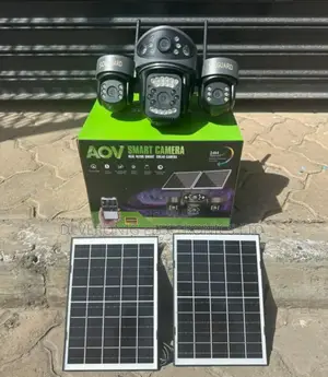 V380pro 4g Triple Lens Security Solar Cameras at 11600