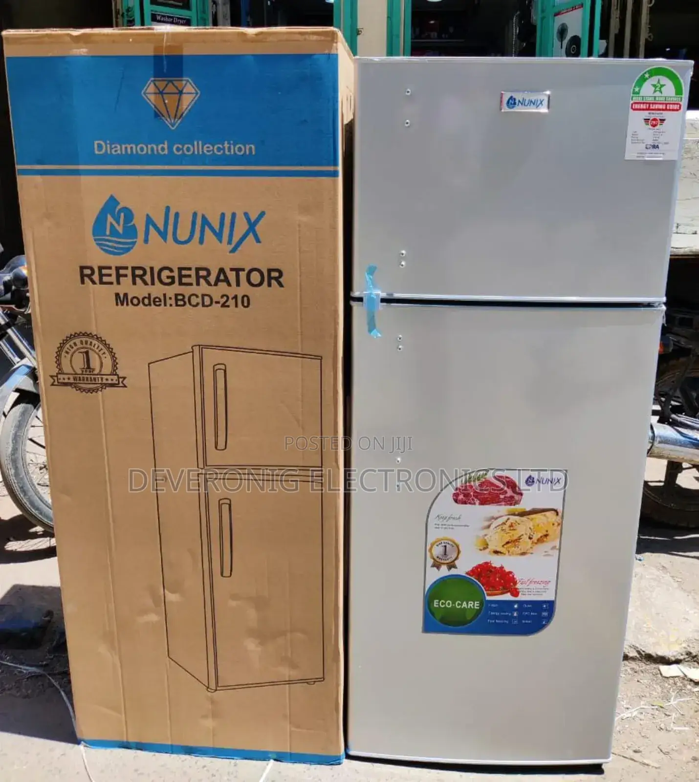 Nunix 210 Liters Fridge at 29000
