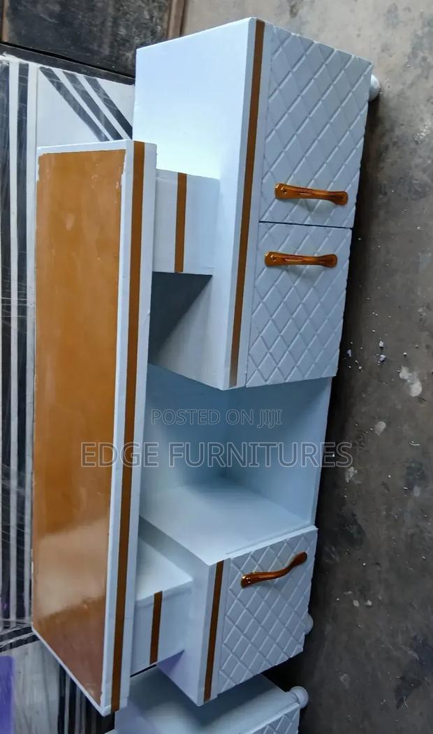 Brown and White Tv Stand for Sale