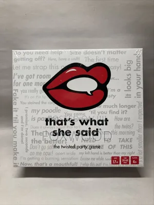 That's What She Said Card Party Game + Free Dice