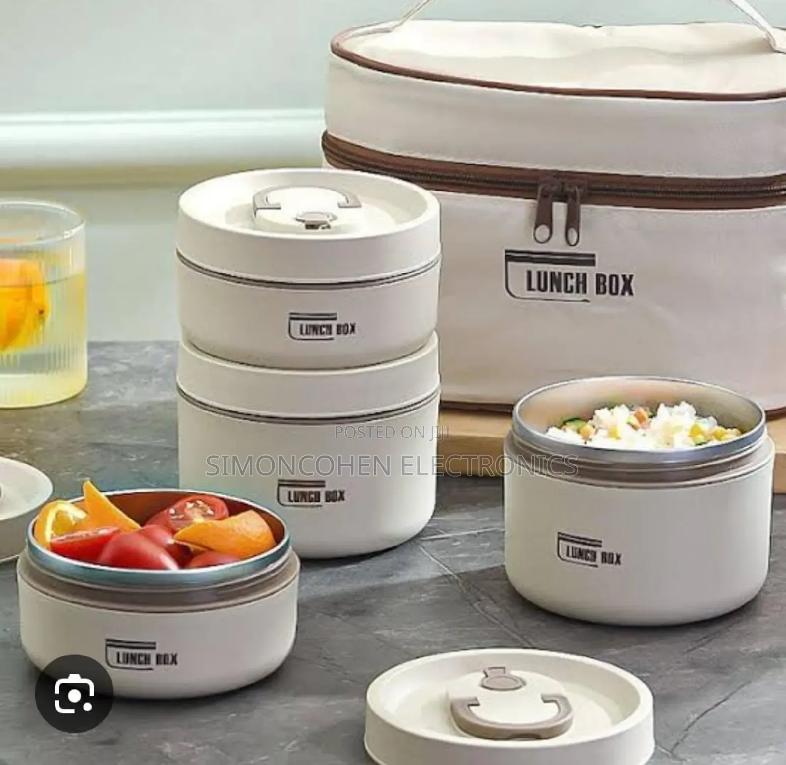 4 In 1 Insulated Lunch Box Set With Bag