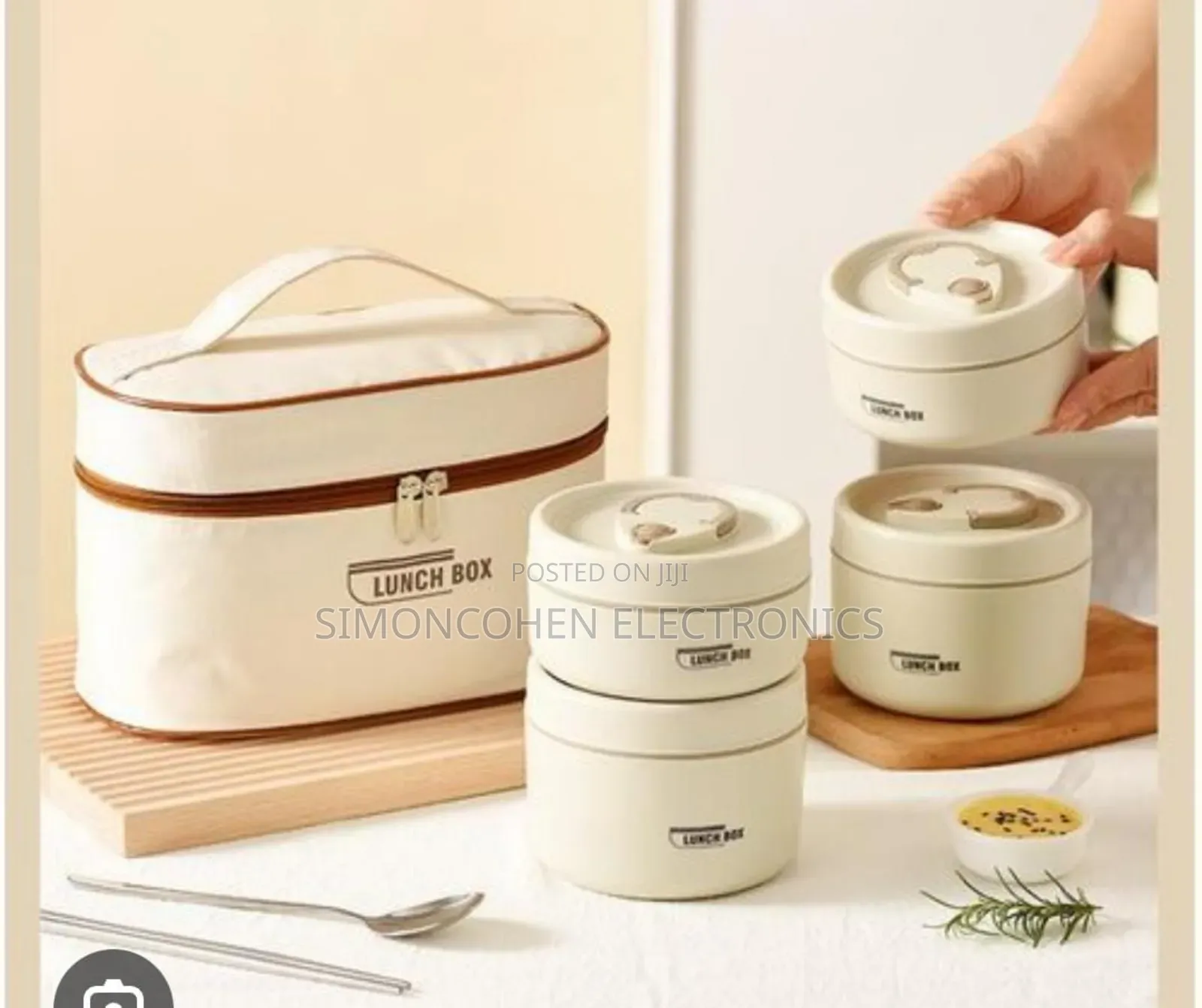 4 In 1 Insulated Lunch Box Set With Bag