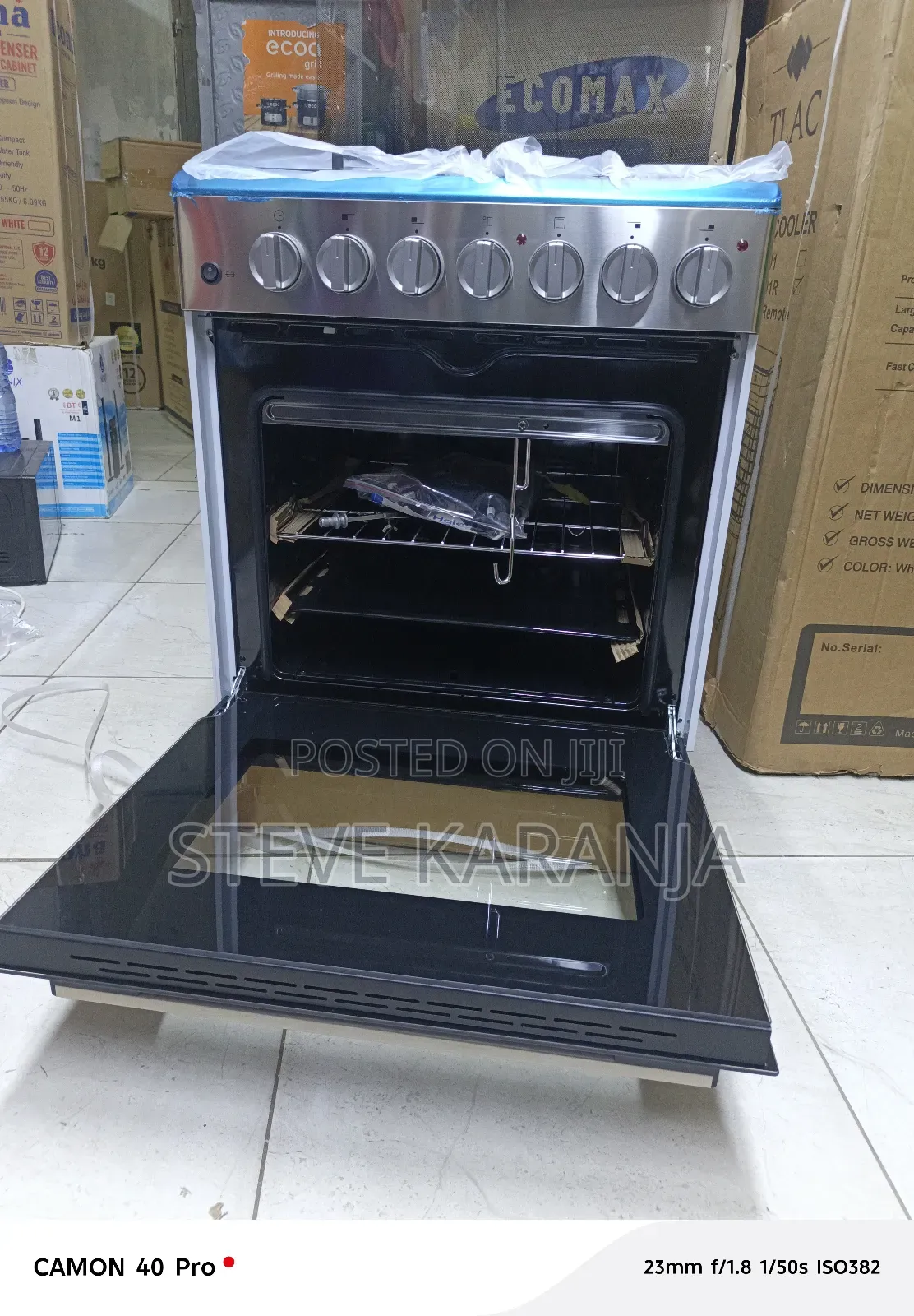 Haier 60*60 Standing Cooker, 3+1 With Flame Failures Detector