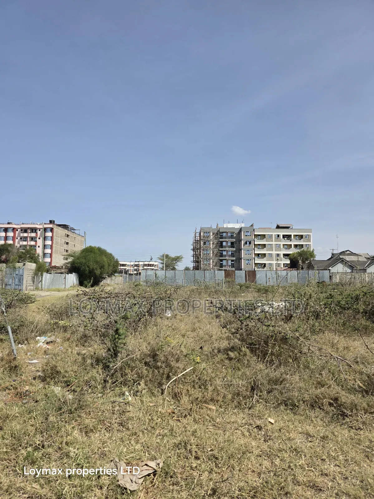 50/100 Commercial Plot Kitengela Second Row From the Tarmac Yukos.