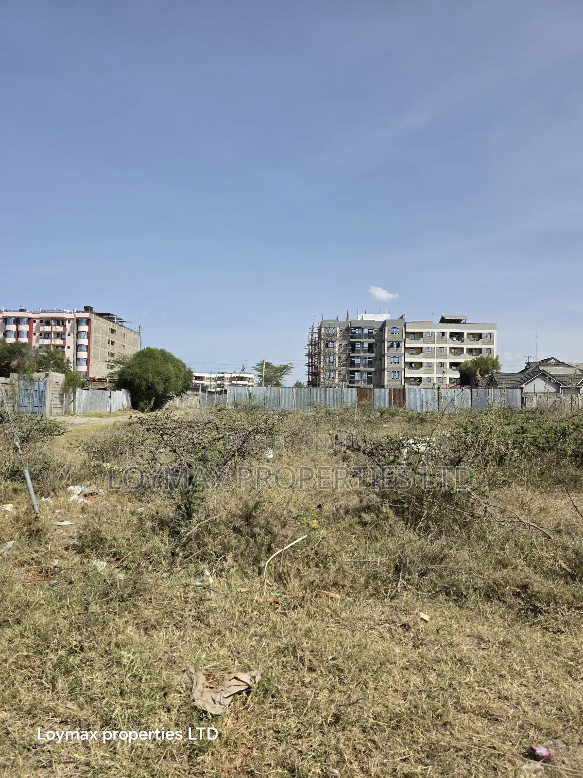 50/100 Commercial Plot Kitengela Second Row From the Tarmac Yukos.