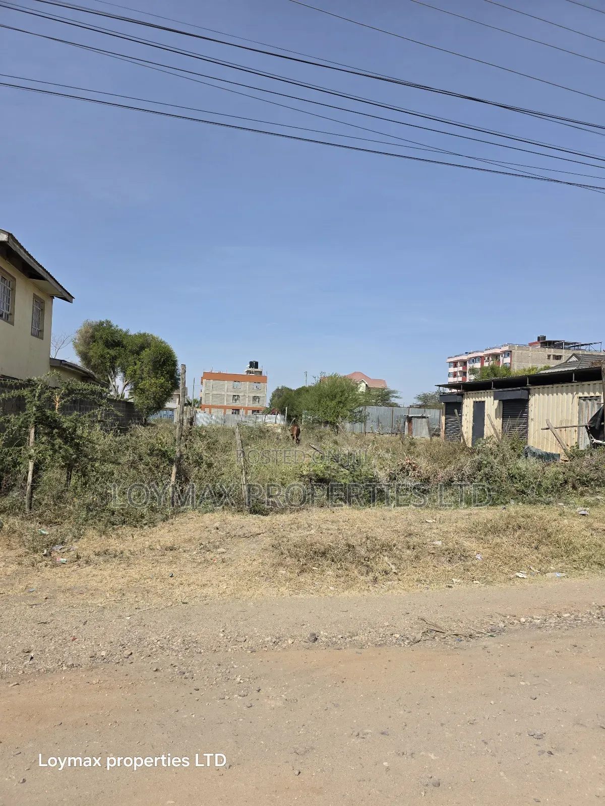50/100 Commercial Plot Kitengela Second Row From the Tarmac Yukos.