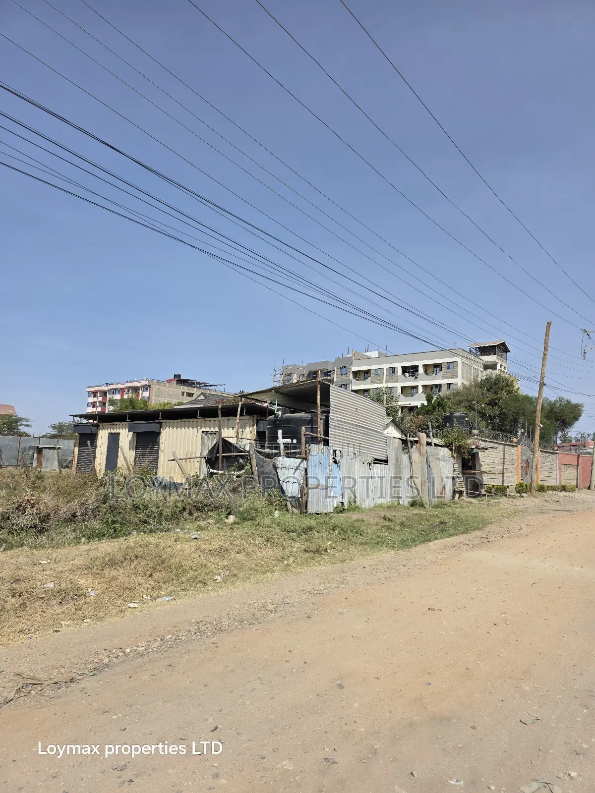 50/100 Commercial Plot Kitengela Second Row From the Tarmac Yukos.