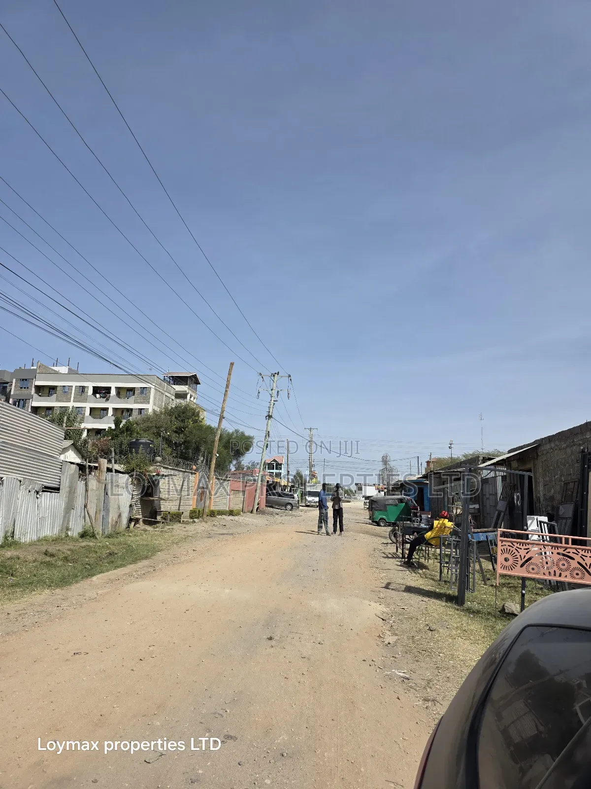 50/100 Commercial Plot Kitengela Second Row From the Tarmac Yukos.
