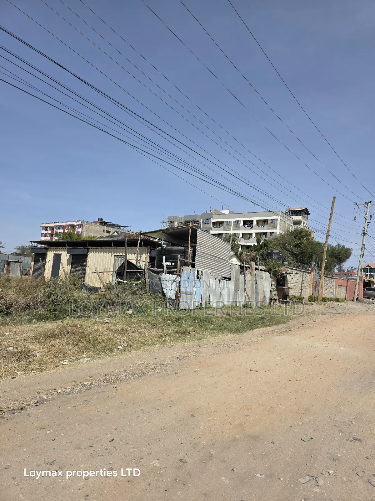 50/100 Commercial Plot Kitengela Second Row From the Tarmac Yukos.