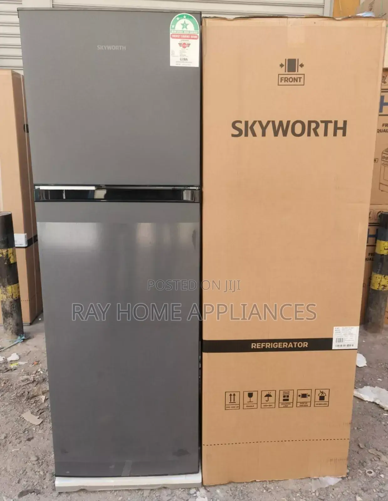 280litres Skyworth Double Door No Frost Refrigerator