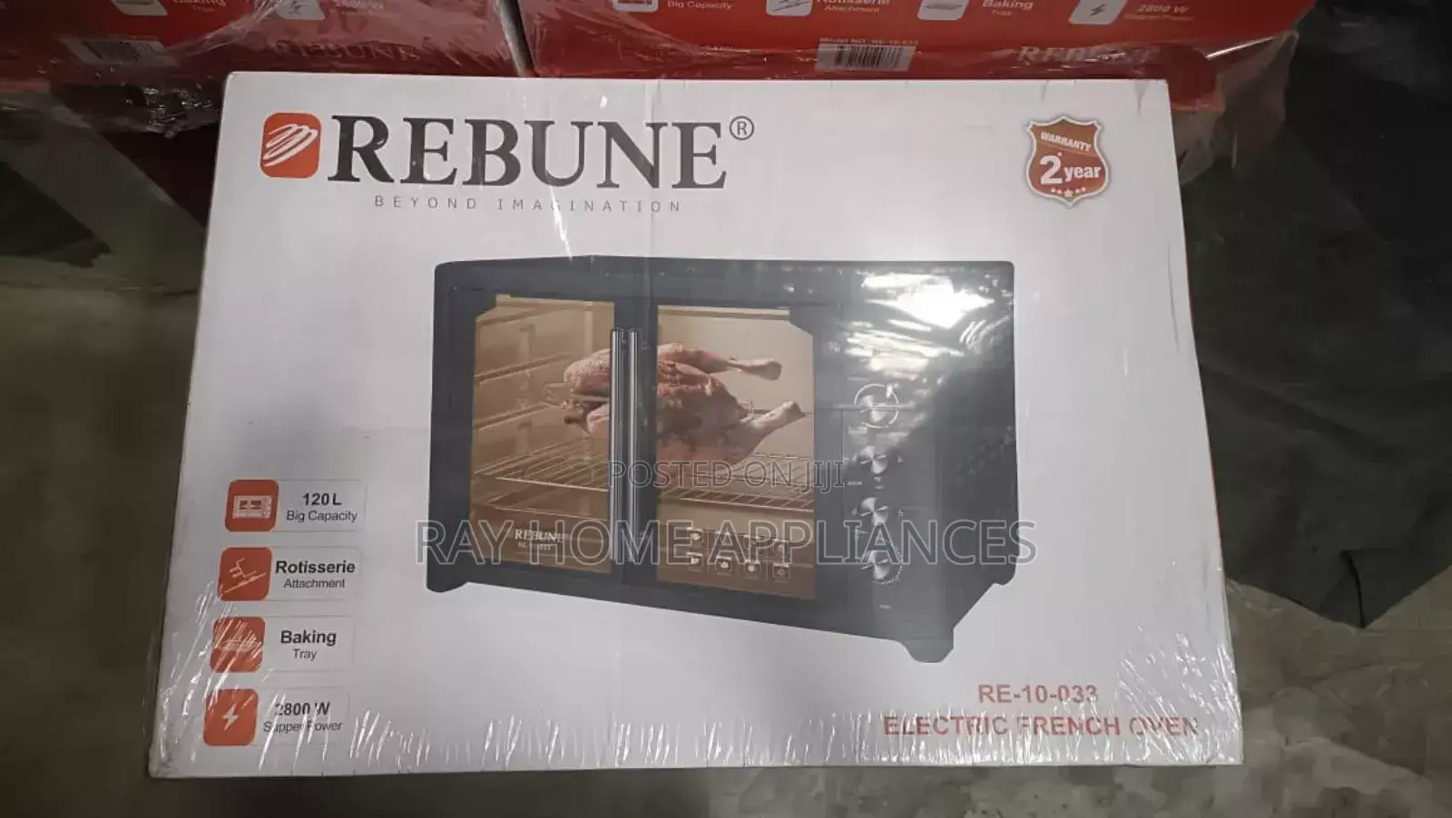 45 Litres Rebune Commercial Double Door Oven