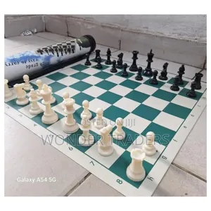 Tournament Vinyl Chess Mat With Free Carry Bag Tube
( 42x42