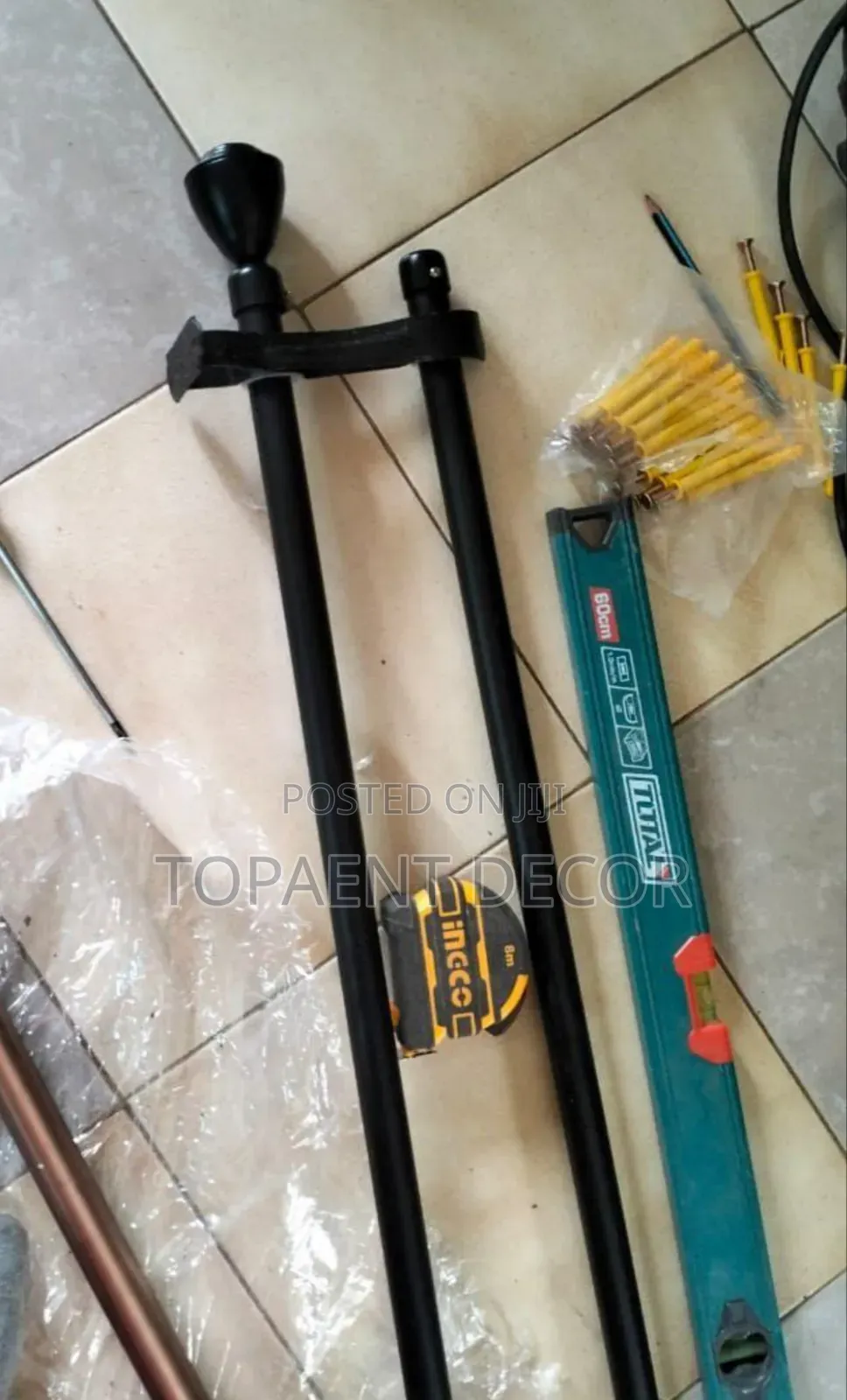 Heavy Curtains Holder Powder Coated Curtain Rods