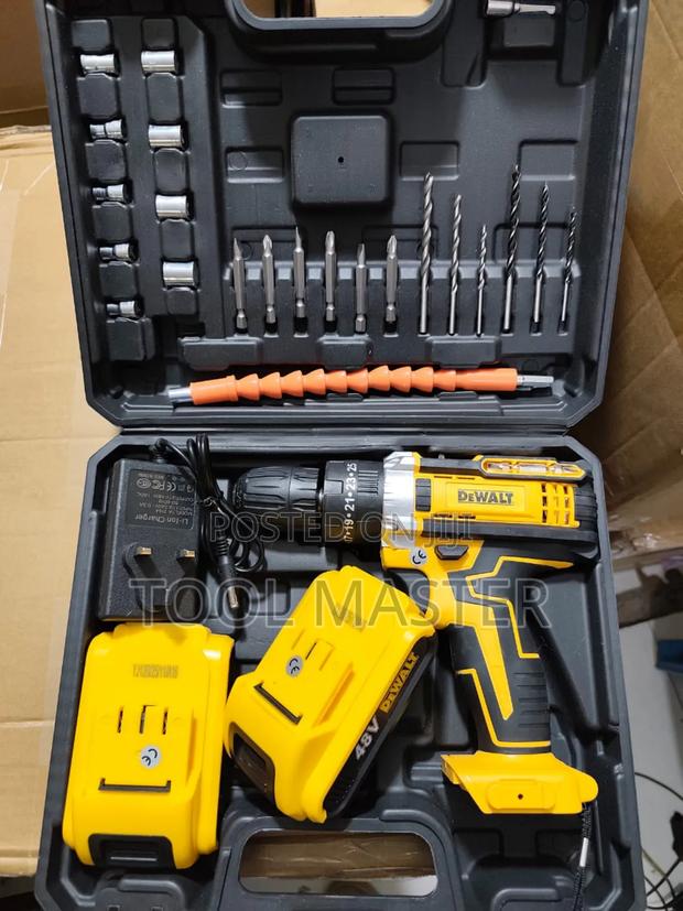 Dewalt 48v Cordless Drill/ Dewalt Rechargeable Cordless Drill - thumbnail 2