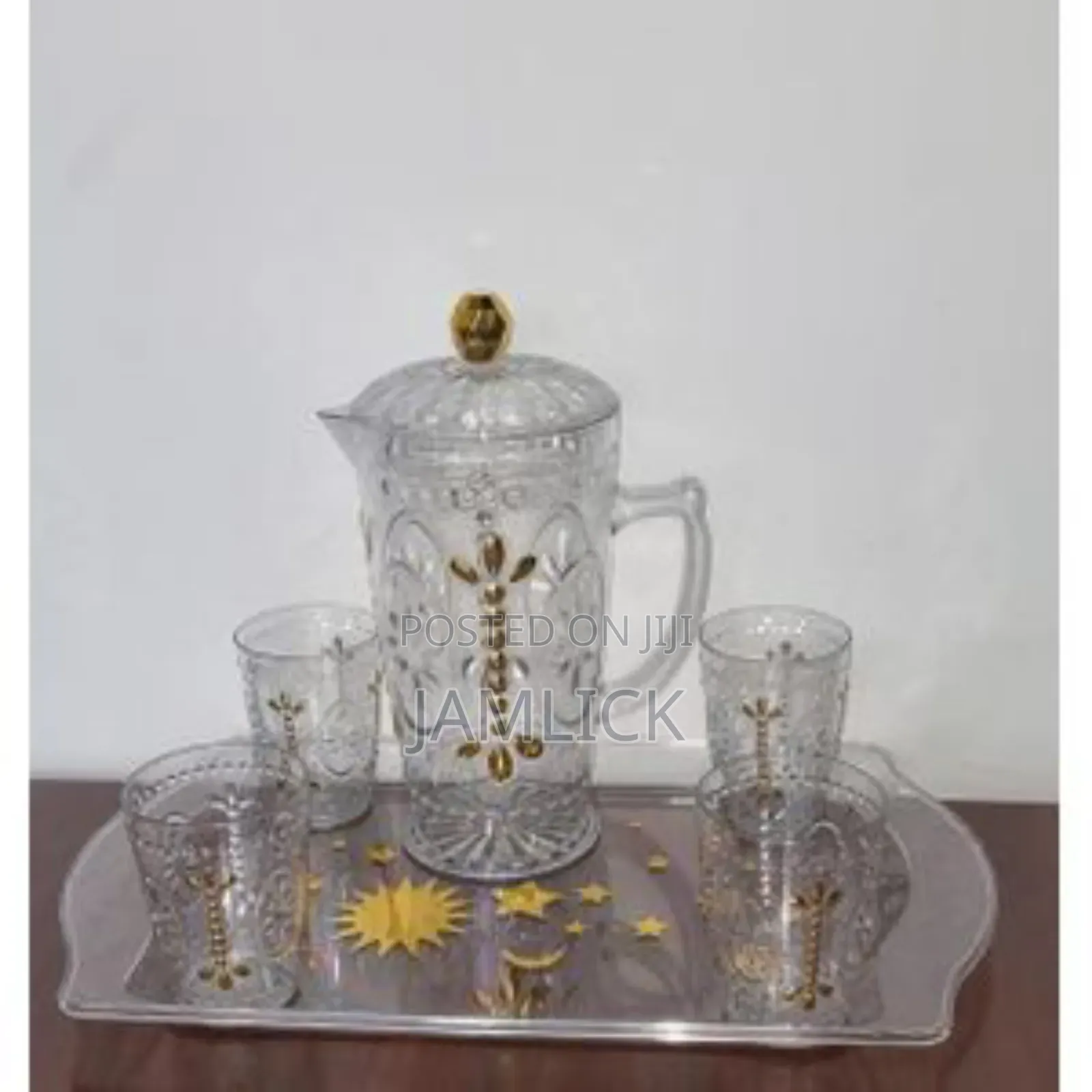 Acrylic Water Set With Tray –Pm