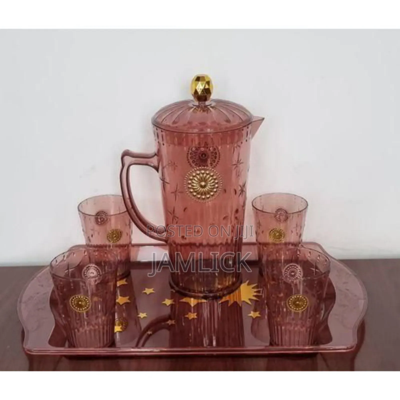 Acrylic Water Set With Tray –Pm