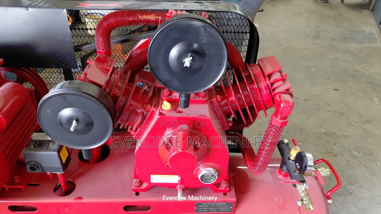 Commercial 200l Air Compressor 12.5bar Single/Three Phase 10hp