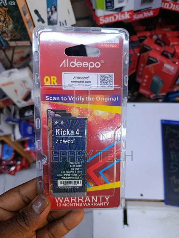 Aldeepo Kicka 4 Li-Ion Mobile Phone Battery - main view