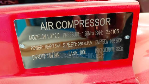 Commercial 200l Single Phase Air Compressor Machine With 10hp Motor. - thumbnail 4