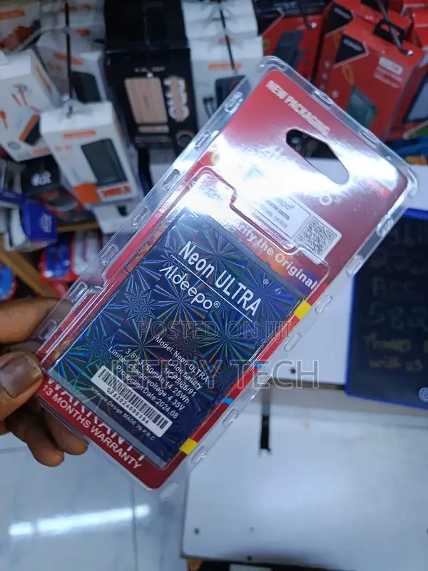Aldeepo Neon Ultra Li-Ion Mobile Phone Battery.