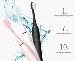 Sonic Electric Toothbrush – 4 Replaceable Heads, Usb Rechargeable - Cr