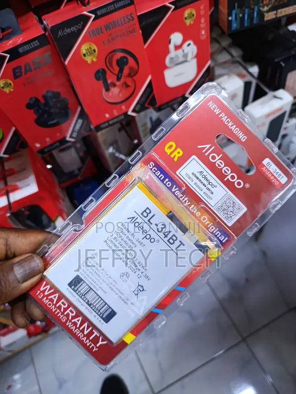Aldeepo Bl-34bt Li-Ion Battery, Compatible With the Tecno Spark 2