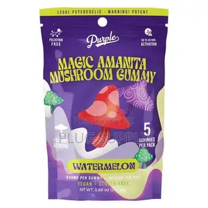 Purple Magic Amanita Mushroom Gummies