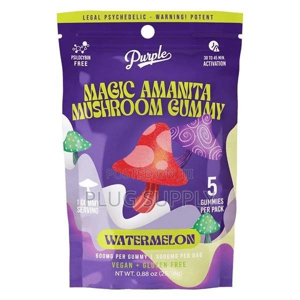Purple Magic Amanita Mushroom Gummies