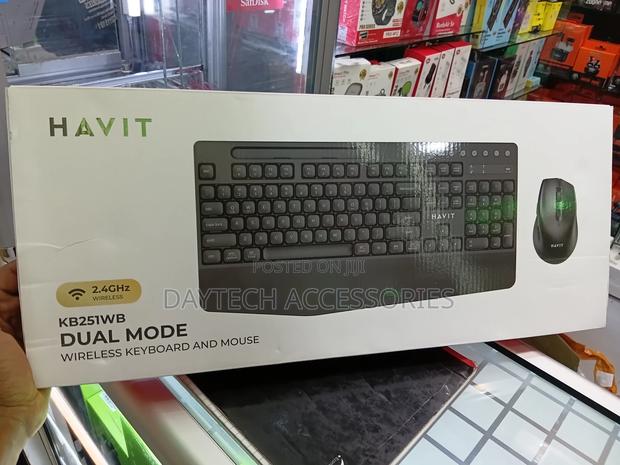 Havit Kb251wb Dual Mode Wireless Keyboard and Mouse Combo. - thumbnail 2