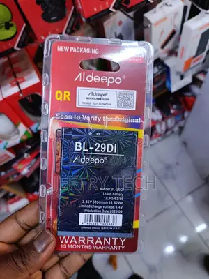 Aldeepo Bl-29di Batteryphone Battery Itel A14 Max and Itel Muzik 400.