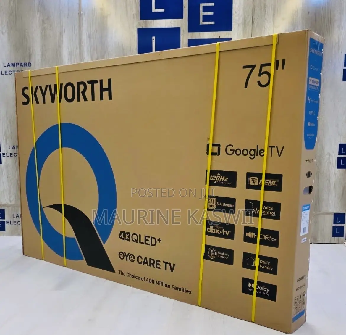 Skyworth 75” Qled Google Tv-75q6500