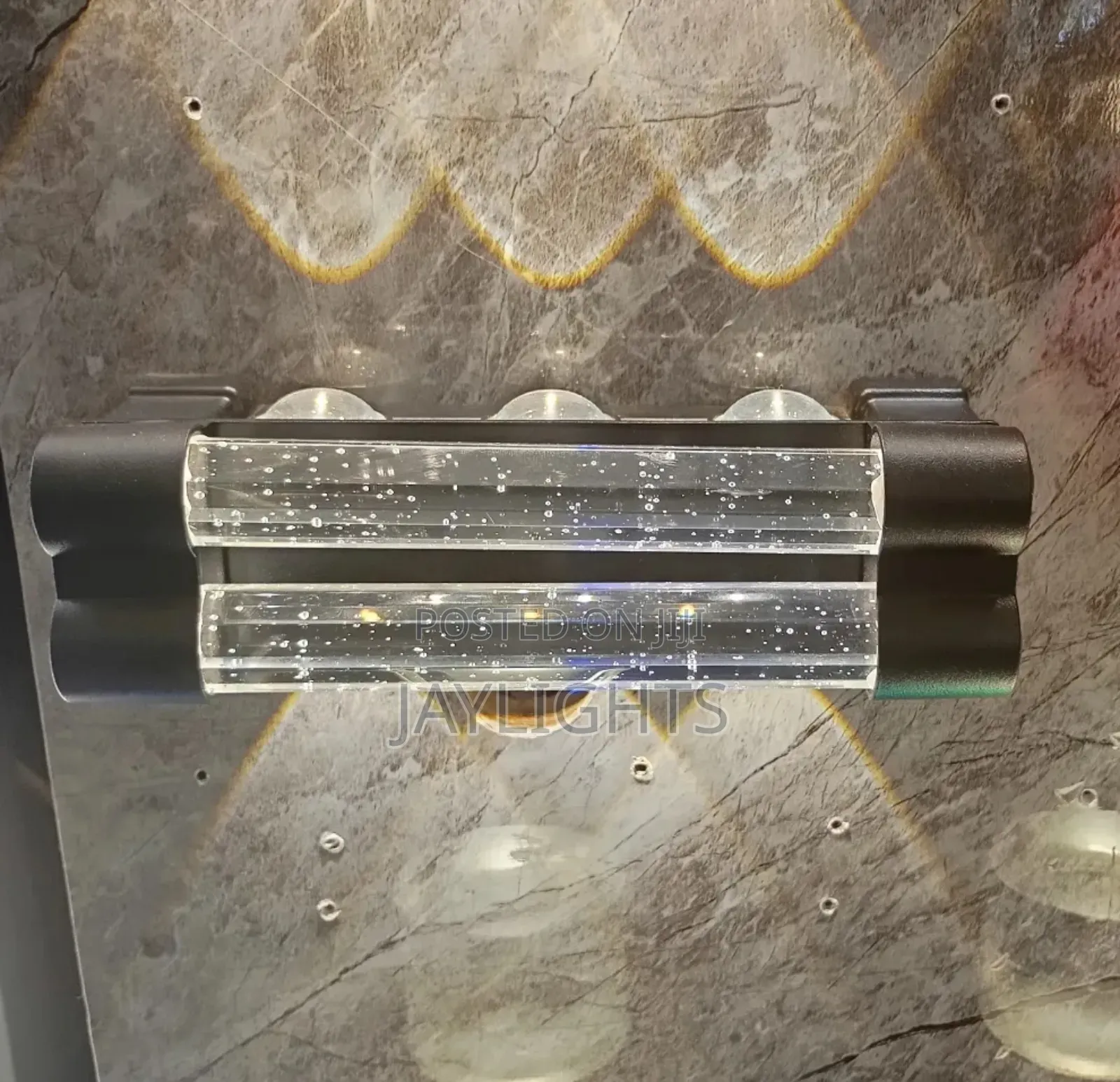 Luxury Crystal Wall Lamp Waterproof Aluminum Base Led Light