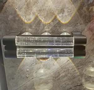 Luxury Crystal Wall Lamp Waterproof Aluminum Base Led Light