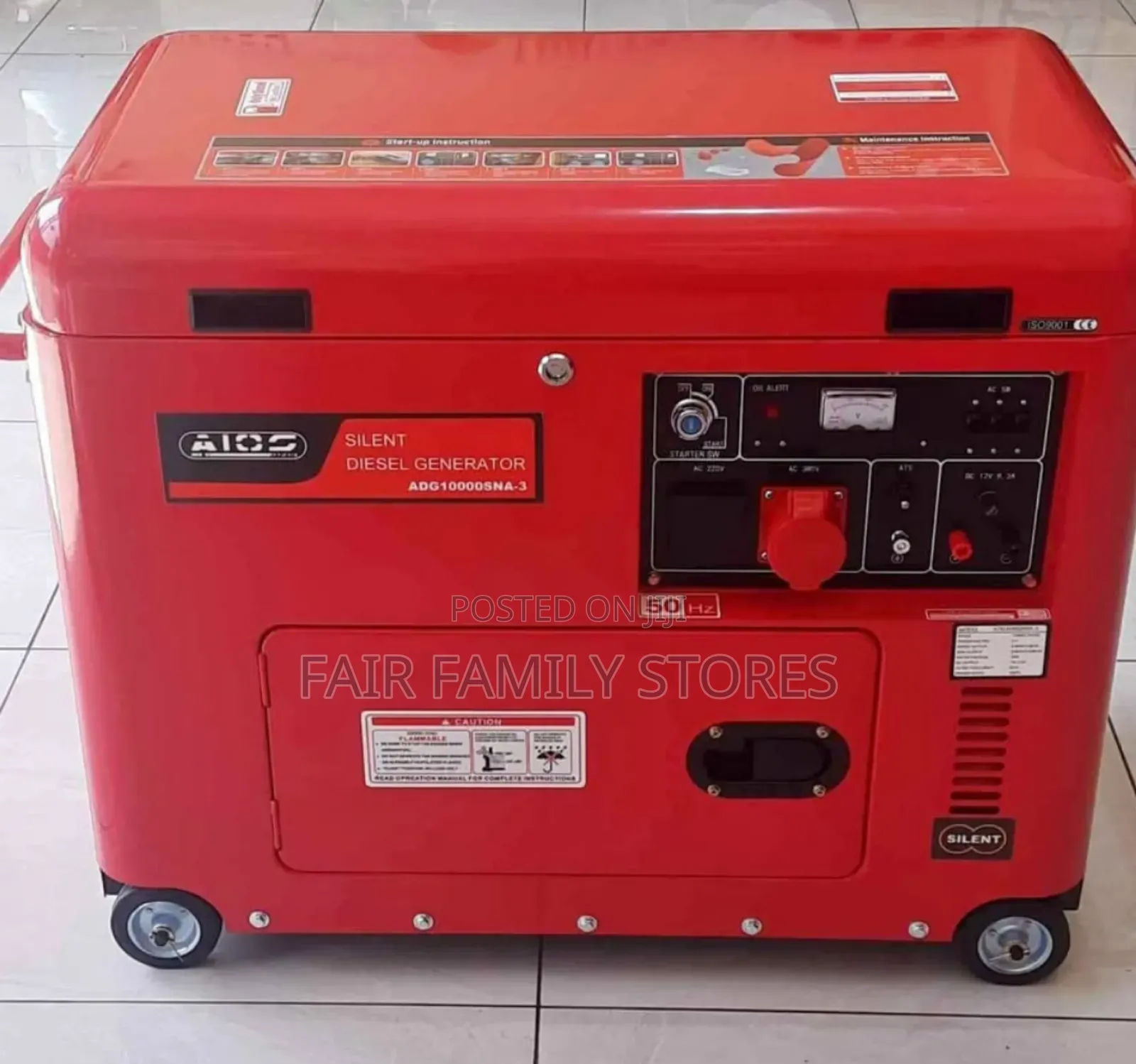 -adg8000sn  Aico Japan Diesel Generator *Closed Type*