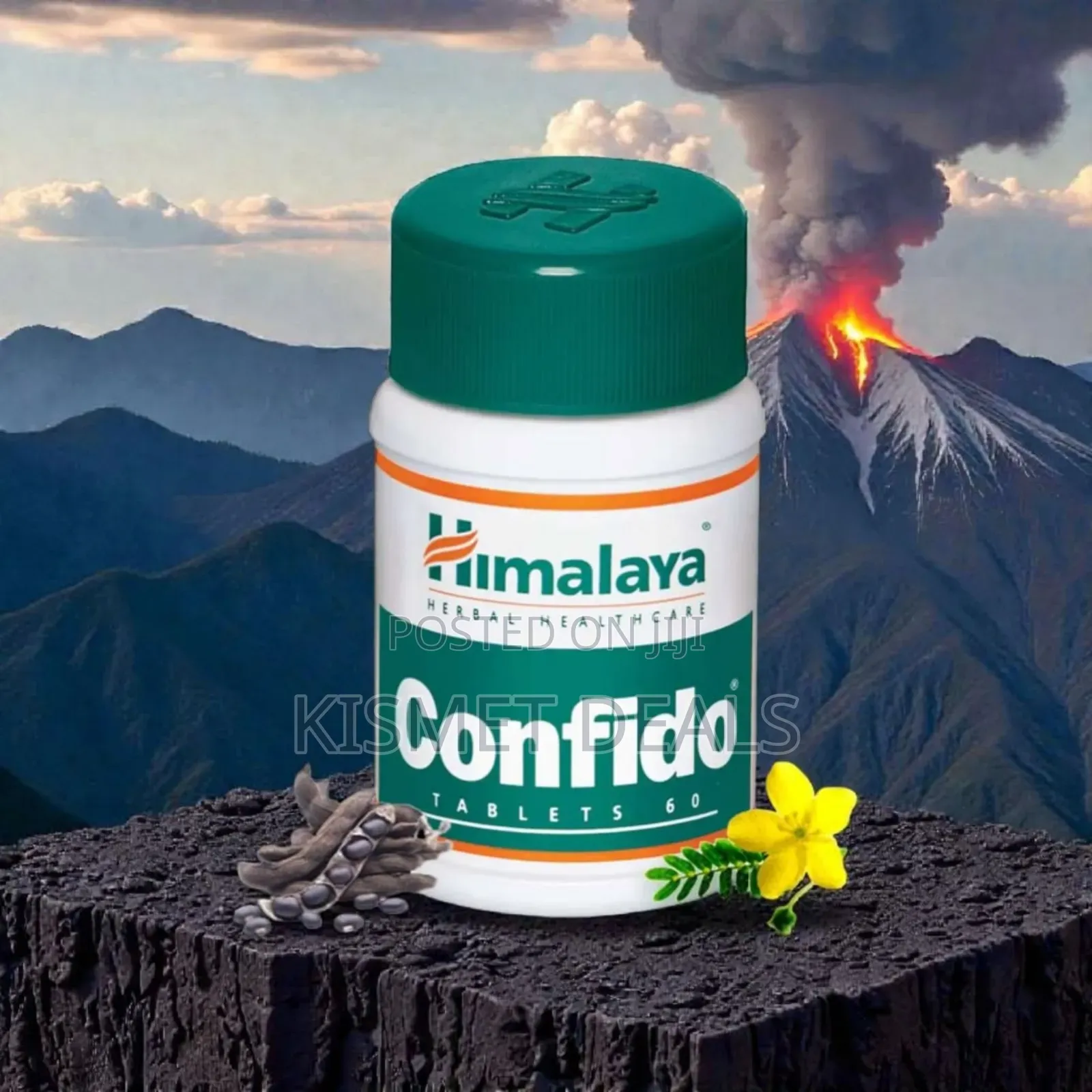 Superpower Men's Booster Himalaya Confido, Stamina, 60 Tabs