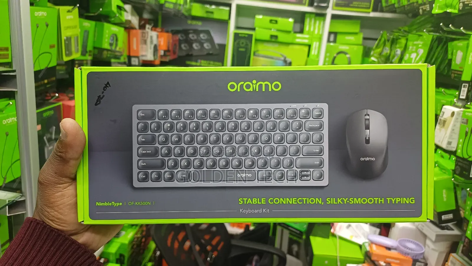 Oraimo Nimbletype of-Kk500n Wireless Keyboard Mouse Kit