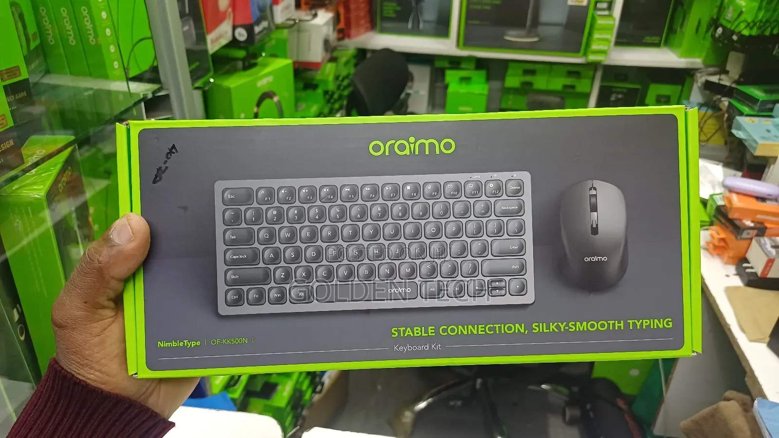 Oraimo Rechargeable Wireless Keyboard Mouse Combo for Home Office