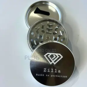 Zilla 75mm (Large) Aluminium Metallic Alloy Herb Grinders