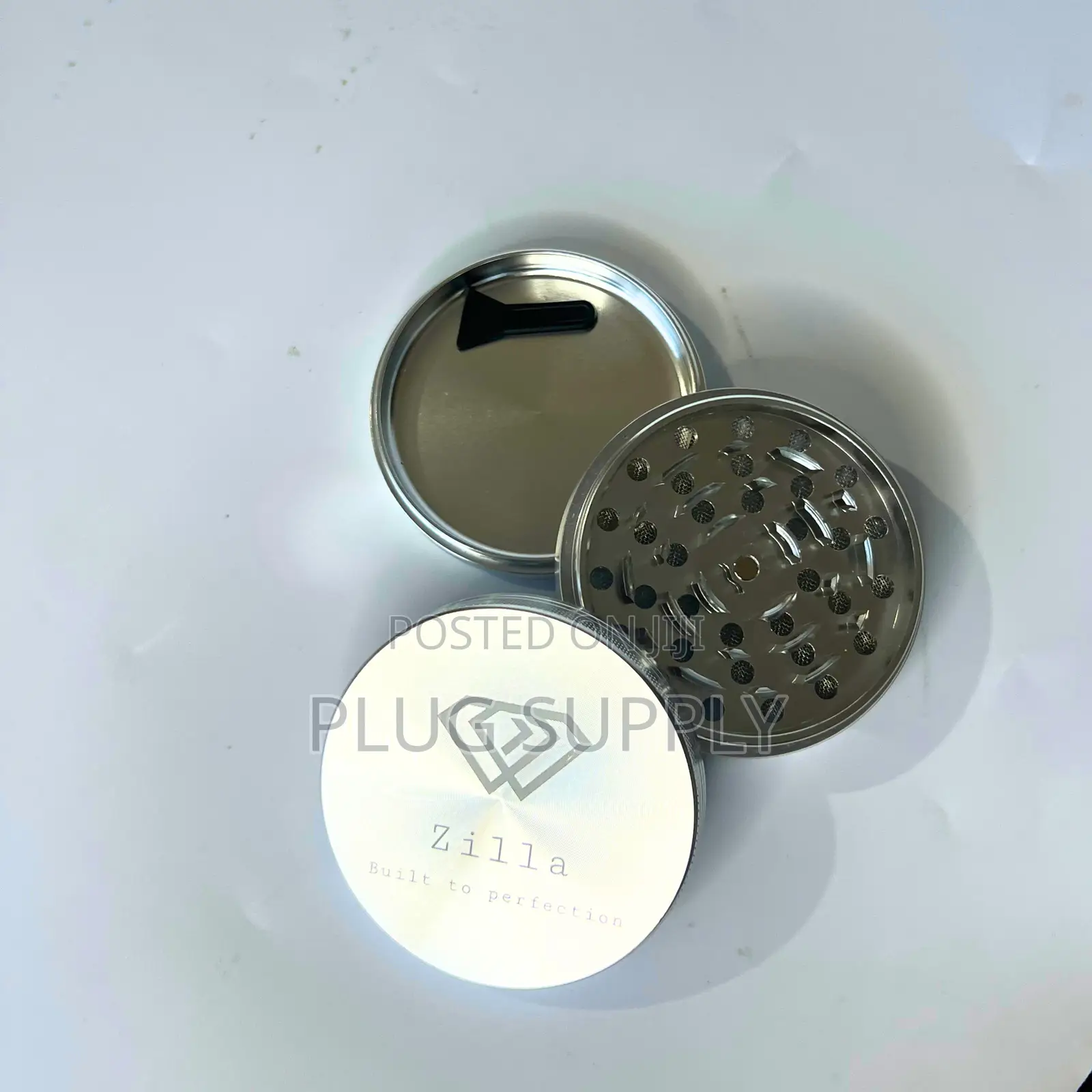 Zilla 75mm (Large) Aluminium Metallic Alloy Herb Grinders