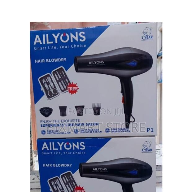 Ailyons 2000w Hair Dryer + Styling Accessories for All Hair Types