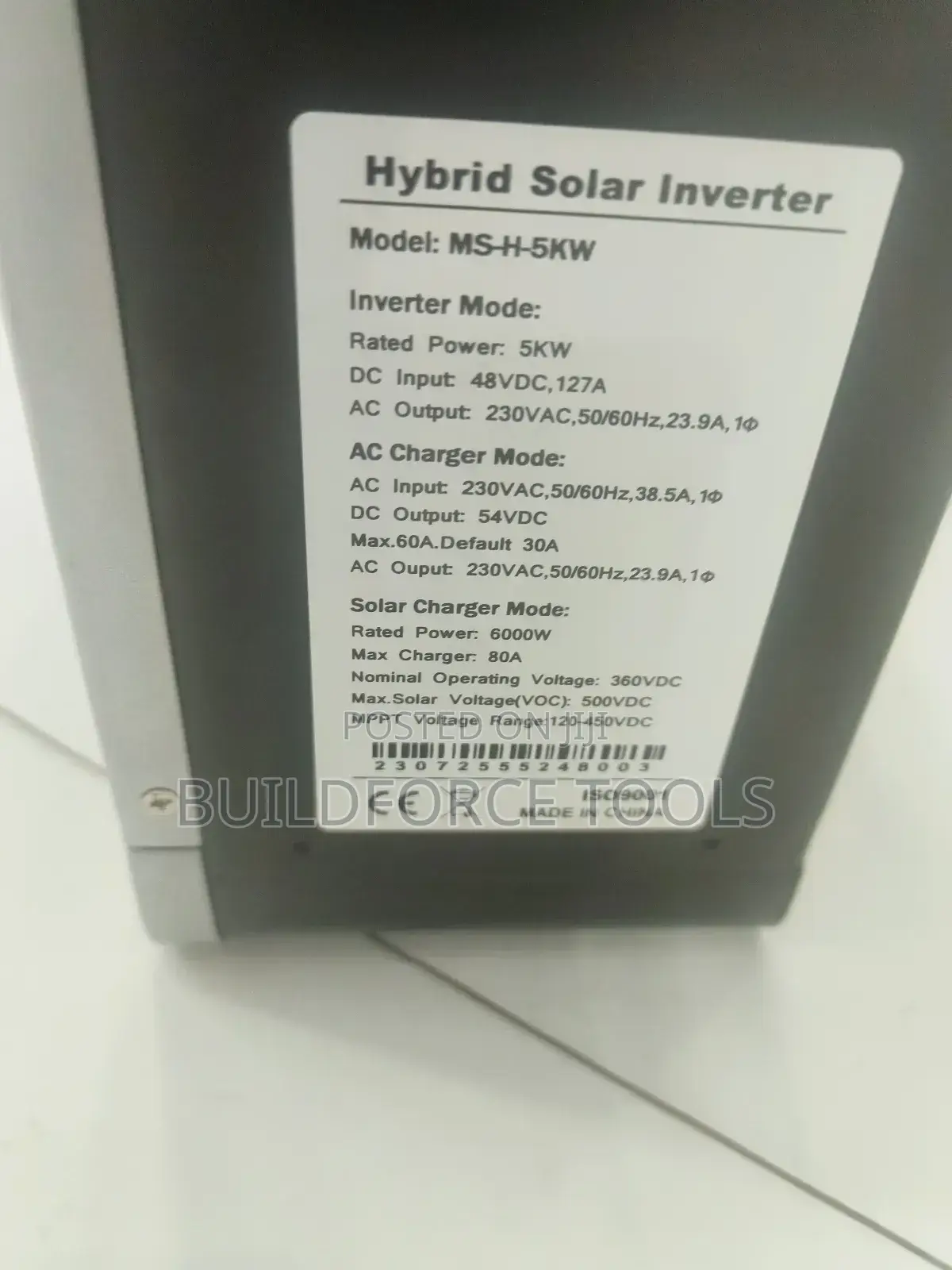 12v 48 VDC Hybrid Solar Power Inverter