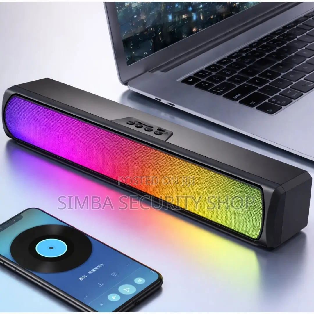 Q4 Portable Bluetooth Sound Bar RGB Led Wireless Speaker Music Tf Card