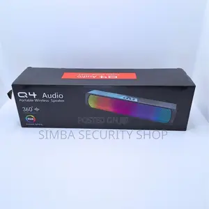 Q4 Portable Bluetooth Sound Bar RGB Led Wireless Speaker Music Tf Card