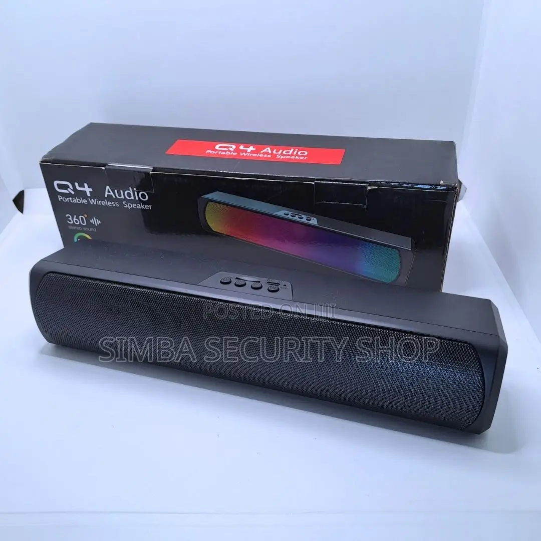 Q4 Portable Bluetooth Sound Bar RGB Led Wireless Speaker Music Tf Card